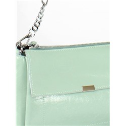 Сумка женская натуральная кожа JRP-8721,  3отд,  плечевой ремень,  мята 254686