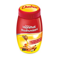 HONITUS MADHUVAANI, Dabur (ХОНИТУС МАДХУВААНИ, Аюрведическое средство от кашля с медом, Дабур), 150 г.