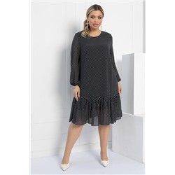 Платье Вуаль (черное) П12839-25М