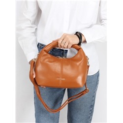 Сумка женская искусственная кожа DJ-CM 6531-COGNAC,  1отд,  плечевой ремень,  рыжий 249722