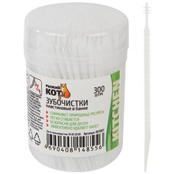 Зубочистки пластиковые 300шт РК