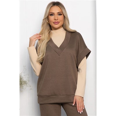 Костюм трикотажный Уютный шарм (коричневый) К14250-5М