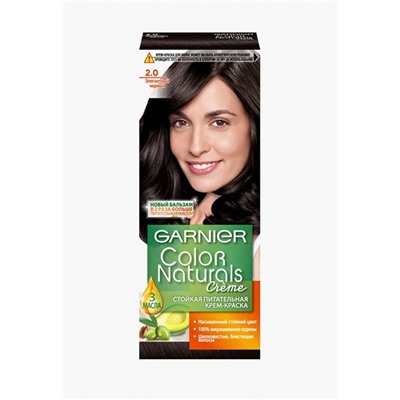 Краска д/волос COLOR NATURALS  2.0 Элегантный черный Garnier