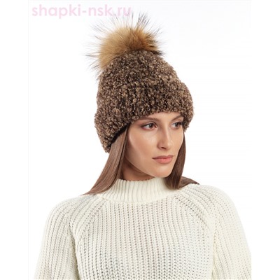 7136 Шапка женская флис (56-58)