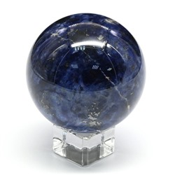 Коллекционный шар из содалита, диаметр 61мм