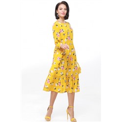 Платье Лимонный-жёлтый