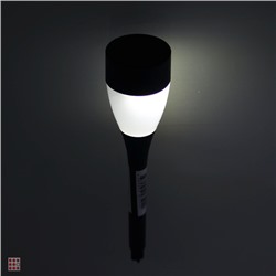 Фонарь садовый на солн. батарее, 4.5х25.5см, 1х1 1.2V 2/3ААА 100mAh, 1LED*белый, пластик