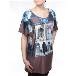 15B113 Туника женская (95% хлопок, 5% эластан) размер 52