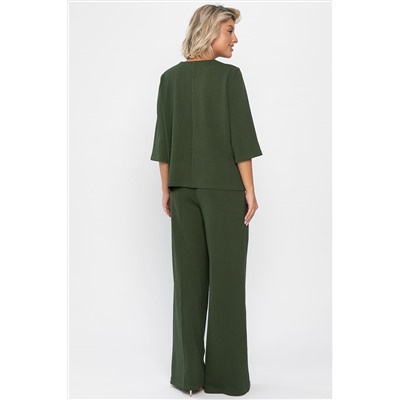 Костюм трикотажный Альберта (темно-зеленый) К14342-10М