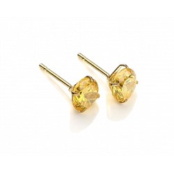Серьги-гвоздики PR1469 -8 желт