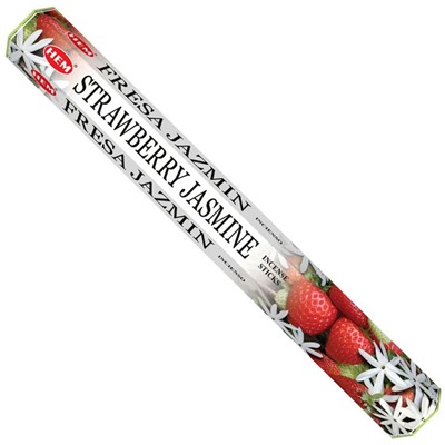 Hem Incense Sticks STRAWBERRY-JASMINE    (Благовония КЛУБНИКА - ЖАСМИН, Хем), уп. 20 палочек.