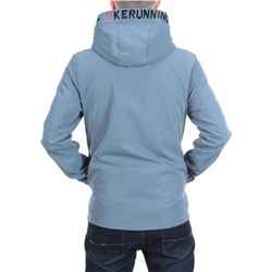 77KE GRAY/BLUE Куртка мужская демисезонная 77KE (100% полиэстер) размер M- 40 российский