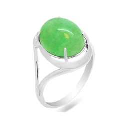 Кольцо из серебра авантюрин, КП85з