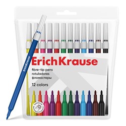 Фломастеры 12 цв. Erich Krause Light 61828