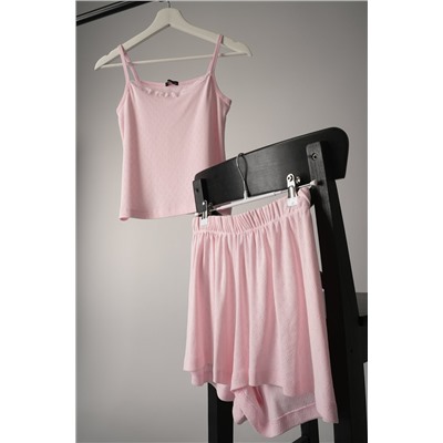 Женская пижама с шортами из ажурного хлопка Happyfox