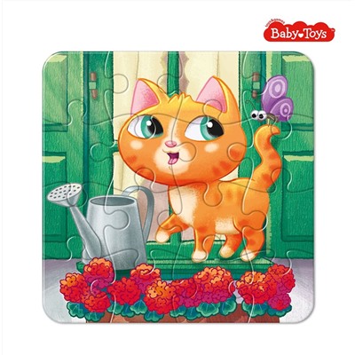 Пазл First Puzzle «Котик» 16 элементов