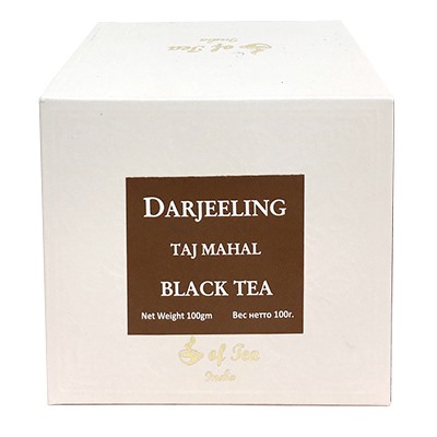 DARJEELING, Taj Mahal, BLACK TEA, Bharat Bazaar (ДАРДЖИЛИНГ, Тадж Махал, ЧЕРНЫЙ ЧАЙ, Бхарат Базар), 100 г.