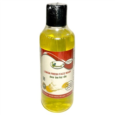 LEMON FRESH Face Wash, Karmeshu (ГЕЛЬ ДЛЯ УМЫВАНИЯ Свежесть Лимона, Кармешу), 210 мл.