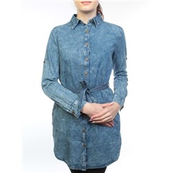 A62002 Рубашка джинсовая женская (100 % хлопок) размер S - 42-44 российский