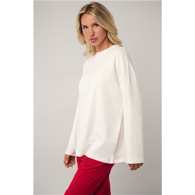 Женский лонгслив оверсайз Happyfox