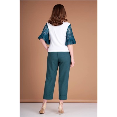 Liona Style 785 изумруд, Брюки,  Блуза