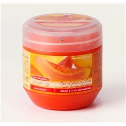 Spa Lightening Salt PAPAYA, Carebeau (Солевой СПА-скраб для обновления и осветления кожи ПАПАЙЯ, Кеабью), 700 г.