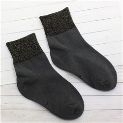 Детские носки 3-5 лет 15-18 см "С люрексом" Серый