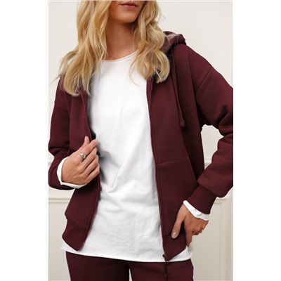 Женский костюм из футера с начесом Happyfox