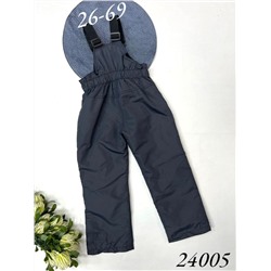 Брюки 24005 т.серый