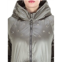 F03 DARK GREEN Куртка демисезонная женская (100 гр. синтепон) размеры 42-44-46-48-50