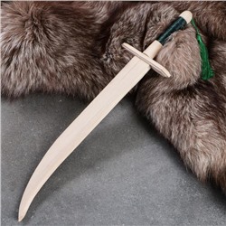 Сувенирное деревянное оружие "Сабля казака" с ленточкой, 46 см, массив бука