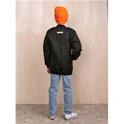 Бомбер демисезонный для мальчика "Френд" черный