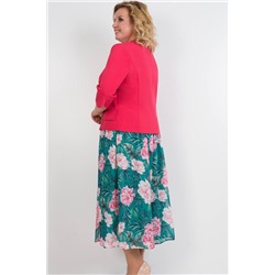 TrikoTex Stil М18-19 коралл, Юбка,  Жакет