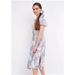 CLE LDR21-898/1 Платье жен. Flower, св.голубой/розовый, Таблица размеров на женскую одежду «ЭЙС», «ТЕТ-а-ТЕТ» и «CLEVER WEAR» из трикотажа, Таблица размеров на женскую обувь