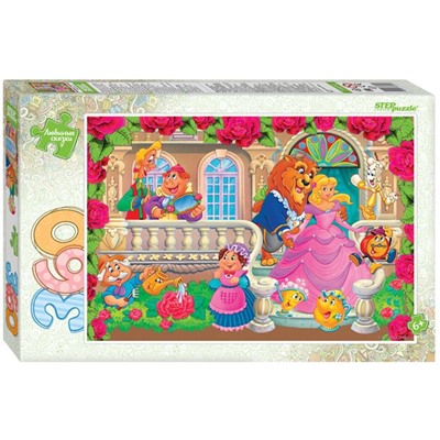 Пазлы 360 Красавица и Чудовище (Любимые сказки)  (50*34,5см) 73072
