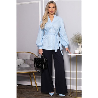 Блуза хлопковая Кристалия (голубая) Б14462-16М