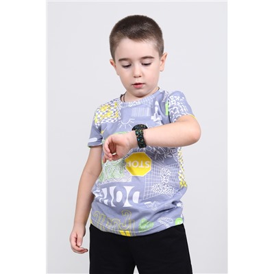 Футболка 15450 детская (Серый)