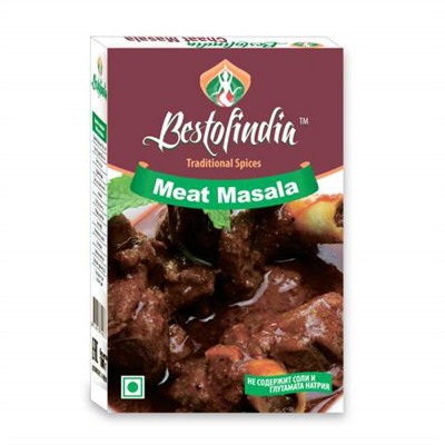 MEAT MASALA Bestofindia (Смесь специй для Мяса Мит Масала, Бестофиндия), 100 г. - СРОК ГОДНОСТИ ДО 9 СЕНТЯБРЯ 2024 ГОДА