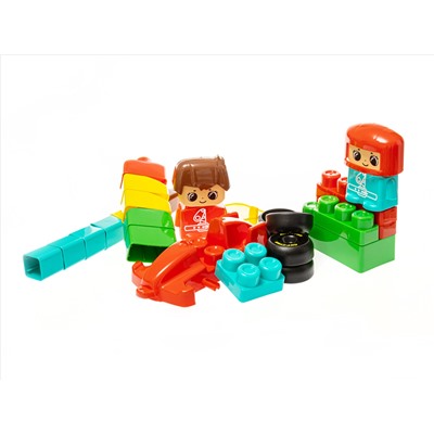 Конструктор пластиковый «Пит-стоп» 30 деталей Baby Blocks