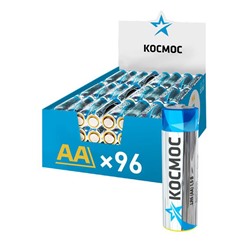 Батарейка Космос LR06 (пальч.)  4штуки спайка/96шт блок