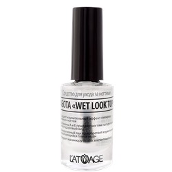 Средство для ухода за ногтями "Забота Wet Look Top" L'ATUAGE COSMETIC, 9 г