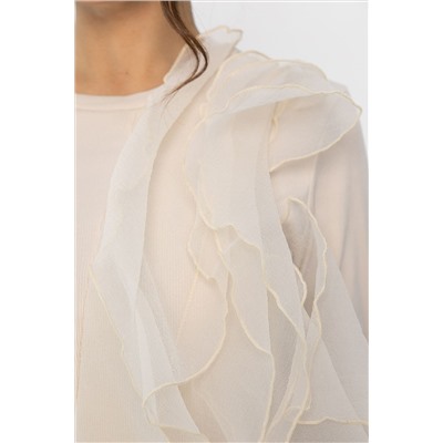 Блуза Риана (бежевая) Б14225-5М