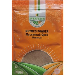NUTMEG POWDER, Everfresh (МУСКАТНЫЙ ОРЕХ МОЛОТЫЙ, Эверфреш), 50 г.