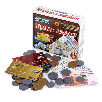 Игра настольная «Играем в магазин. Денежка»