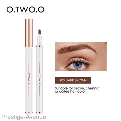 Фломастер для бровей O.TWO.O Triple Brow Pen (1013)