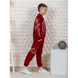 Толстовка "Дрифт" темно-красный