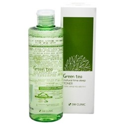 3W CLINIC Тонер ночной д/лица с экстр.зел.чая  Green tea Natural Sleep Toner 300мл АКЦИЯ! СКИДКА 50%