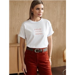 Футболка из премиального хлопка с авторским принтом