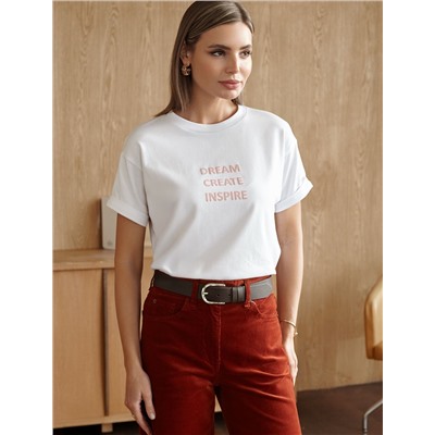 Футболка из премиального хлопка с авторским принтом