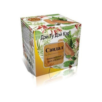 Ayurvedic Moisturizing Cream SANDAL, Day 2 Day Care (Аюрведический крем для лица САНДАЛ, Дэй ту Дэй Кэр), 50 г.